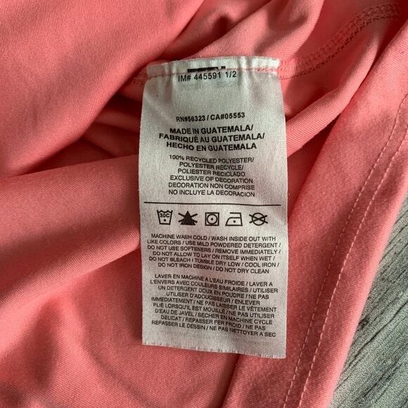 Nike Running Dri-Fit Short Sleeve Crewneck Pink Top Shirt - Picture 6 of 9